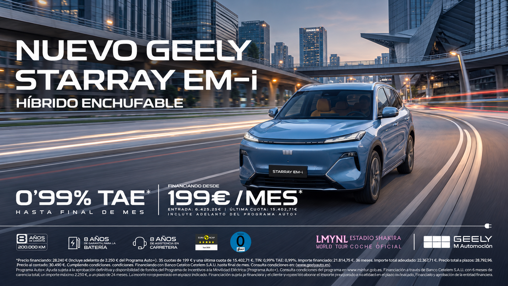 GEELY M AUTOMOCIÓN - CAMPAÑA STARRAY EM-I
